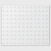 Lila Einhornbüste Geschenkpapier (Flach)