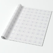 Lila Einhornbüste Geschenkpapier (Ungerollt)