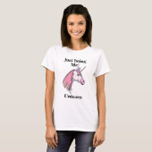 Lila Einhornkopf T-Shirt (Vorne ganz)