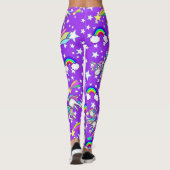 Lila EinhornLeggings Leggings (Rückseite)