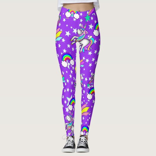 Lila EinhornLeggings Leggings (Vorderseite)