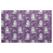 Lila Einhornmagie Stoff (Fat Quarter (45,7 x 55,9 cm))