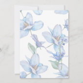 Lila Einladung (Rückseite)