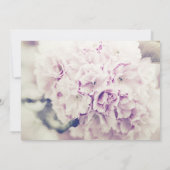 Lila Einladung zur Hochzeitsfeier (Rückseite)