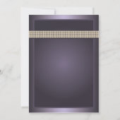 Lila Einladungen zu einer Schmetterlingshochzeit (Rückseite)