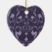 Lila Einrichtung Keramik Ornament (Rechts)