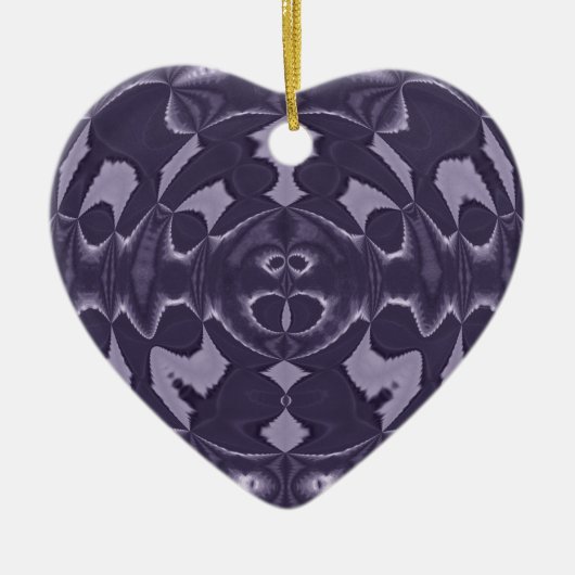 Lila Einrichtung Keramik Ornament (Vorne)