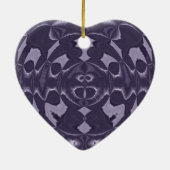 Lila Einrichtung Keramik Ornament (Hinten)