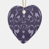 Lila Einrichtung Keramik Ornament (Links)