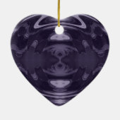 Lila Einrichtung Keramikornament (Hinten)