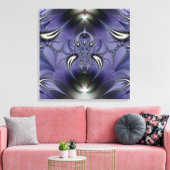 Lila Einrichtung Leinwanddruck (Insitu (Wohnzimmer))