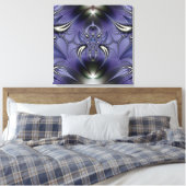 Lila Einrichtung Leinwanddruck (Insitu (Schlafzimmer))