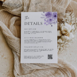 Lila Einschließkarte - Vorlage für Details