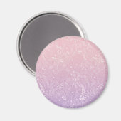 lila Eis Magnet (Vorderseite/Rückseite)