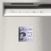 lila "eiserne Lilie" SAVE THE DATE - Fr Magnet (In Situ (Geschirrspüler))
