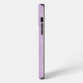 lila eisiger Wind iPhone Hülle (Linke Seite)