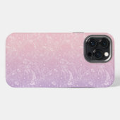 lila eisiger Wind iPhone Hülle (Rückseite (Horizontal))