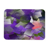 Lila Eiswürfel.. Magnet (Horizontal)