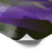 Lila Eiswürfel.. Poster (Ecke)