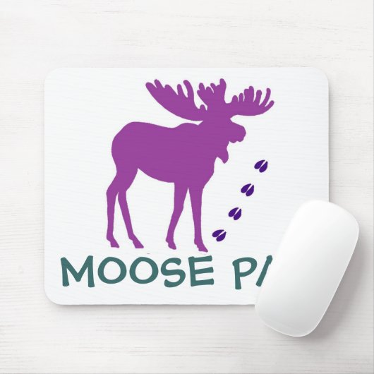 Lila ELCHE Auflage Mousepad (Mit Mouse)