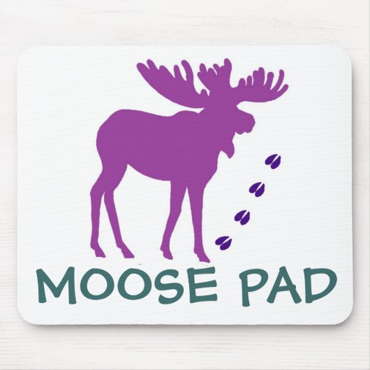 Lila ELCHE Auflage Mousepad (Vorne)