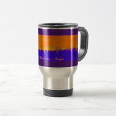 Lila Elche Horn Mountain Tasse (VorderseiteRechts)