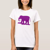 Lila Elefant T-Shirt (Vorderseite)