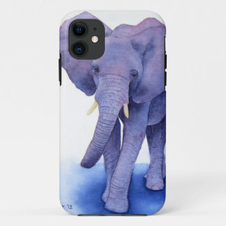 lila Elefant Watercolorkunst auf mehrfachen Case-Mate iPhone Hülle