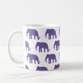 Lila Elefanten Kaffeetasse (Links)