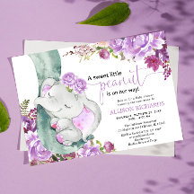 Lila Elefantenbrause