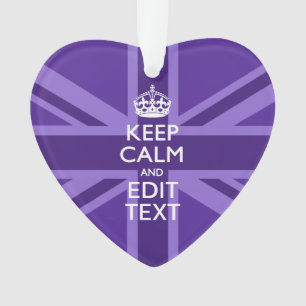 Lila Elegance Behalte Ihre Textunionsbuchse beruhi Ornament