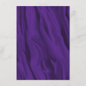 Lila Elegance Wedding Rings Vielen Dank Begleitkarte (Rückseite)