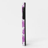 Lila Elegant Damask Case-Mate iPhone Hülle (Hinten/Links)
