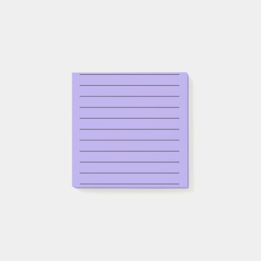 Lila Elegant und lebendige Stationery Post-it Klebezettel (Vorderseite)