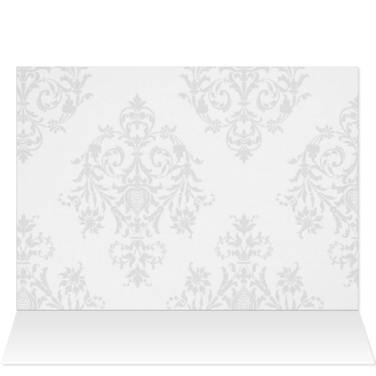 lila elegante Damaskat-Sitzkarte (Innenansicht Horizontal (Oben))