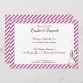 Lila Eleganter Osterfeiertag - Einladung (Vorne/Hinten)