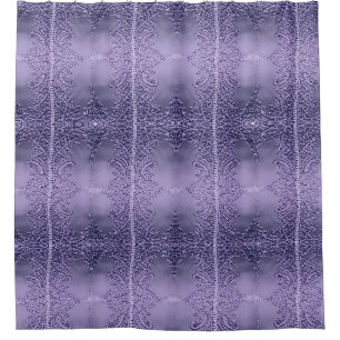 Lila Eleganz Duschvorhang