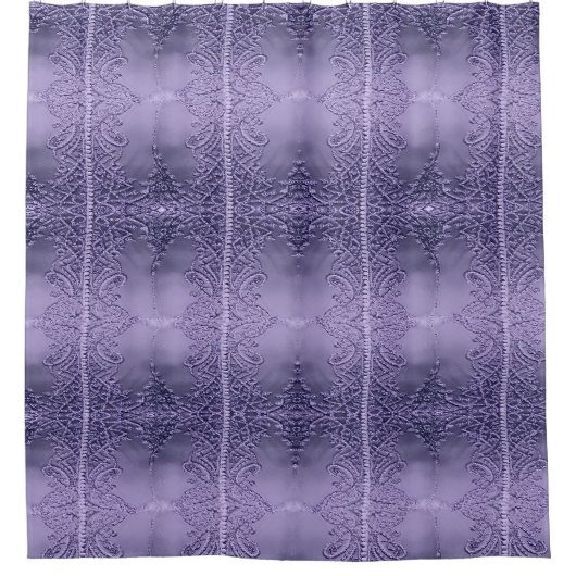 Lila Eleganz Duschvorhang (Vorderseite)