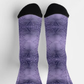 Lila Eleganz Socken (Oben)