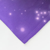 Lila Elephant Fleece Blanket (Ecke)