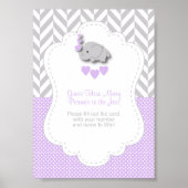 Lila Elephant Game Instruction Poster (Vorne)