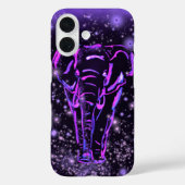 Lila Elephant iPhone Case (Rückseite)