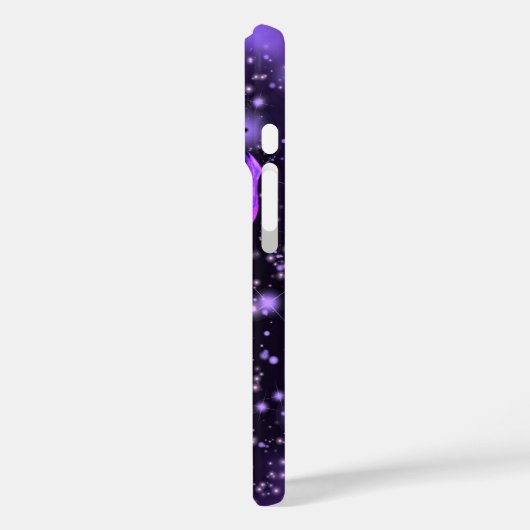 Lila Elephant iPhone Case (Rückseite / Links)