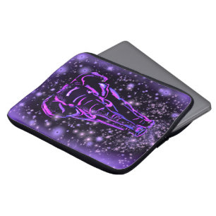 Lila Elephant Laptopschutzhülle