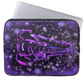 Lila Elephant Laptopschutzhülle (Vorderseite)