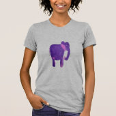 Lila Elephant-T - Shirt (Vorderseite)