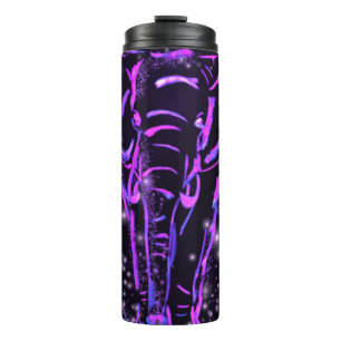 Lila Elephant Thermal Tumbler Thermosbecher