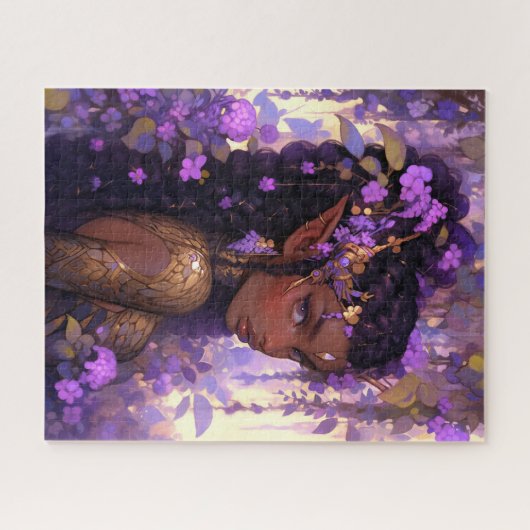Lila Elf American Fantasy Art Puzzle (Horizontal)