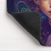 Lila Elf Fairy Fantasy Art Mousepad (Ecke)
