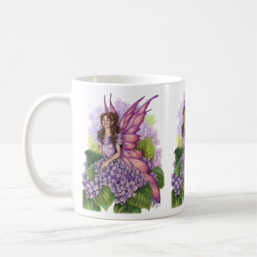 Lila Elf-Tasse Kaffeetasse (Links)